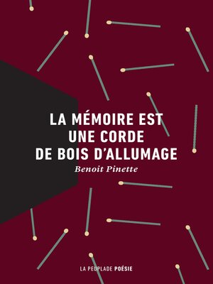 cover image of La mémoire est une corde de bois d'allumage